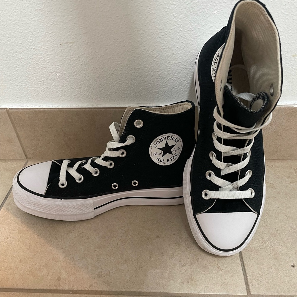 Hi-top platform Converse
